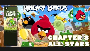 Все уровни "Danger Above" на 3 звезды. Angry Birds Classic. 3 часть.