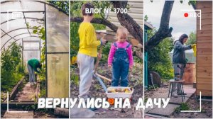 Вернулись на дачу | Продолжаем ремонт | А что стало с огородом?  - ВЛОГ №3700 - 21.08.25