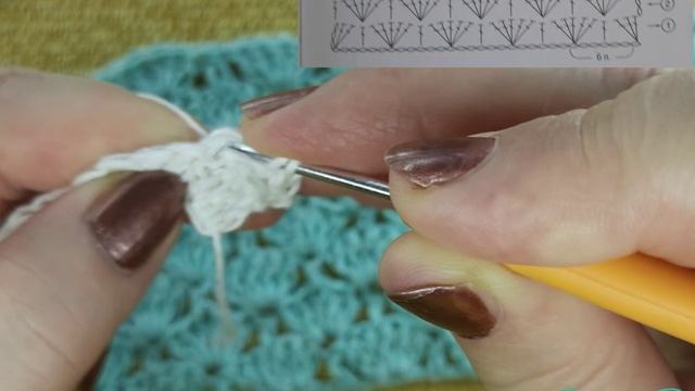 вяжуивяжу Нежный узор крючком.