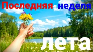 Последняя неделя лета! Песенный стрим 24 августа в 19-00!