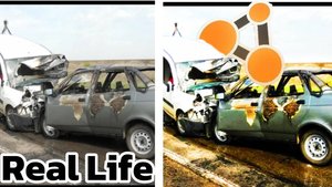 Реконструкции аварии на вымышленных событиях в BeamNG drive #72.