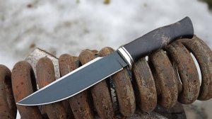Изготовление самого Хищного ножа из пружины