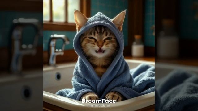 Кот после ванной смотреть онлайн