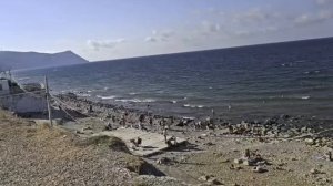 #93.Анапа.Вечером ходили на танцы.А утром в шторм купаться.Центральный пляж в мазуте?