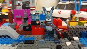 обзор lego минифигурок fnaf