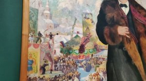 Российские флаги на полотнах Кустодьева