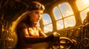 Steampunk Rider Journey to her Treasure - Cinematic AI short film - SOL AI Video