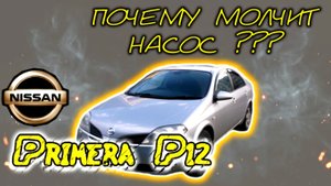 Nissan Primera P12. Почему молчит насос
