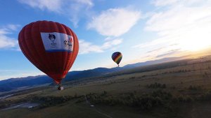Полеты на воздушных шарах в Усть-Коксе, фестиваль «Небо Алтая»