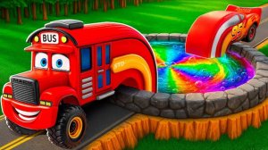 ГОНКИ ПО РАЗНОЦВЕТНЫМ ЯМАМ В БИМКЕ, beamng