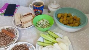 Меню на неделю и текущая закупка продуктов на 5502р (18.08 - 24.08)