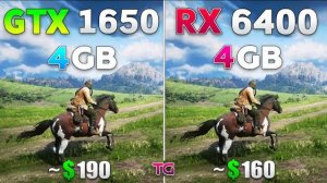 GTX 1650 vs RX 6400 - Test in 11 Games