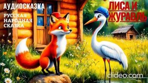 ЛИСА И ЖУРАВЛЬ Русская народная сказка/Аудиосказка/сказка лиса и журавль слушать