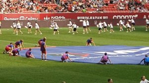 Элвин Грей спел песню перед матчем Рубин-Спартак