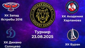 Турнир по хоккею среди детских команд. Хоккей шанс.Август 2025.