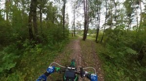 едем на эндуро вокруг второго озера ч2