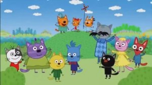 Три кота|пазл, мультик для детей