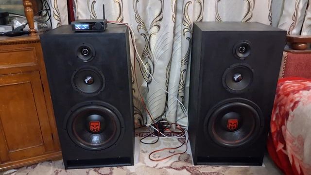 Колонки на Уралах. Тест звука. Усилитель AIYIMA A80. смотреть онлайн