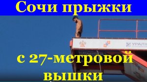 Сочи прыжки с 27-метровой вышки фестиваль по хай-дайвингу Крылья мира