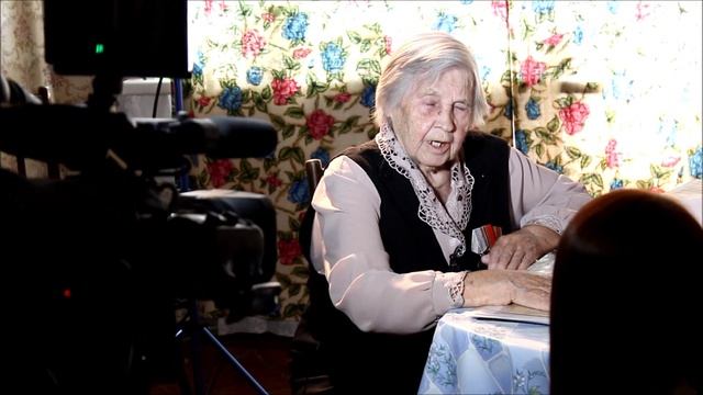 Воспоминания о Великой Отечественной войне и военных годах. Съемка 2020 г.