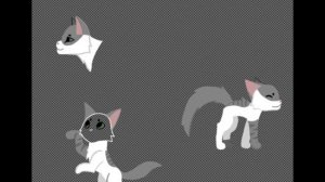 Кошечка Дымка) Персонаж из моих котов воителей.