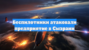 Беспилотники атаковали предприятие в Сызрани