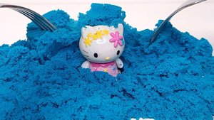 АСМР Видео залипалка для детей, малышей и  взрослых  с игрушками и кинетическим песком • ASMR