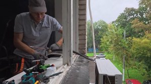 Установка кондея от Лемана Про