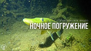 Ночное погружение на дно затопленного карьера