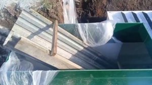 Монтаж пластикового погреба ГудВэй Комфорт 2 ,село Щелкун .
