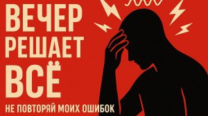 Топ-1 ошибка, из-за которой вы теряете энергию каждый вечер