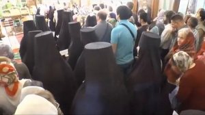 Литургия  в Иоанновском монастыре 14 июня 2015 г.