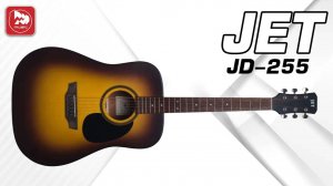 Акустическая гитара Jet JD-255 (недорогой дредноут)
