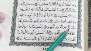 Урок 8 - Учим ＂ЯСИН＂ (по пять строчек) ／ 36-я сура Корана (1080p)