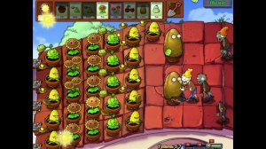 Прохождение Plants vs Zombies Уровень 5-7 Крыша