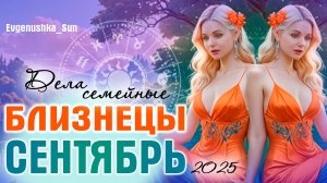 БЛИЗНЕЦЫ Сентябрь 2025 Кармическое затмение в секторе статуса