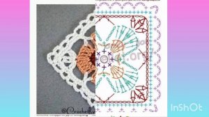Ажурные квадратные мотивы и схемы.