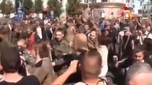 24.08.2014 года в Донецке, в честь Дня Независимости Украины, был проведён парад пленных ВСУшников