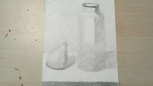 Урок 31. Рисование бидона и груши карандашом - поэтапный урок для начинающих.