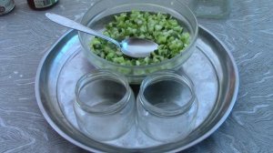 Заготовка для салата Оливье на зиму