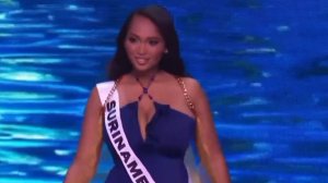 Суринам Мисс Вселенная 2024 (73) Дефиле в купальнике