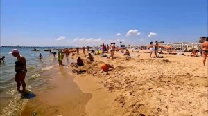 Анапа Витязево сегодня 24 августа 2025. Обстановка на пляже море и погода сейчас в Анапе. Сезон 2025