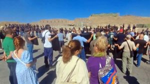 В Армении состоялись две акции около военной базы в Гюмри