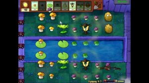 Прохождение Plants vs Zombies Уровень 4-7 Туман без напряга