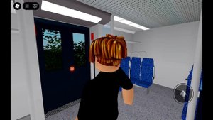 короткое видео! Поездка на Автоматическом электропоезде "ЛАСТОЧКА" в Роблокс.