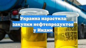 Украина нарастила закупки нефтепродуктов у Индии