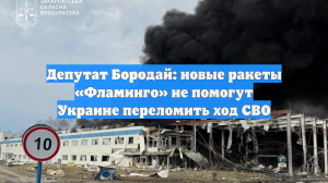 Депутат Бородай: новые ракеты «Фламинго» не помогут Украине переломить ход СВО