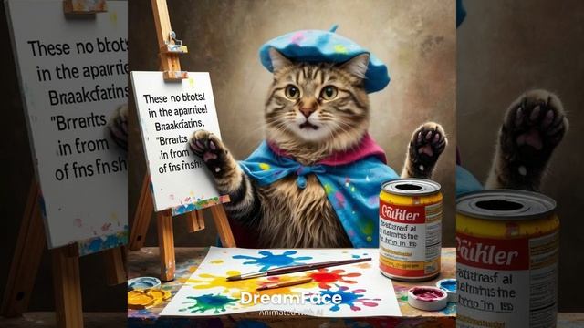 Кот художник смотреть онлайн