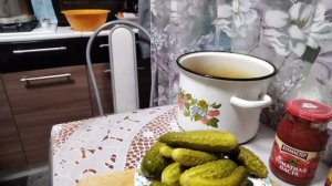 Заготовки подходят к концу.Рассольник на зиму.