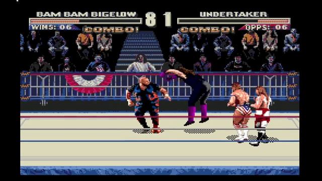 WWF WrestleMania The Arcade Game - Bam Bam Bigelow